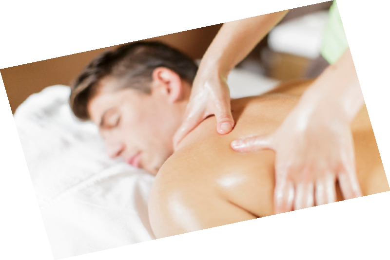 Massage détente du dos